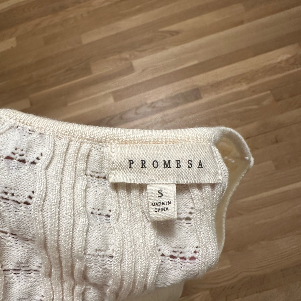 Boutique Cream Maxi Cardigan Sweater - Picture 3 of 3